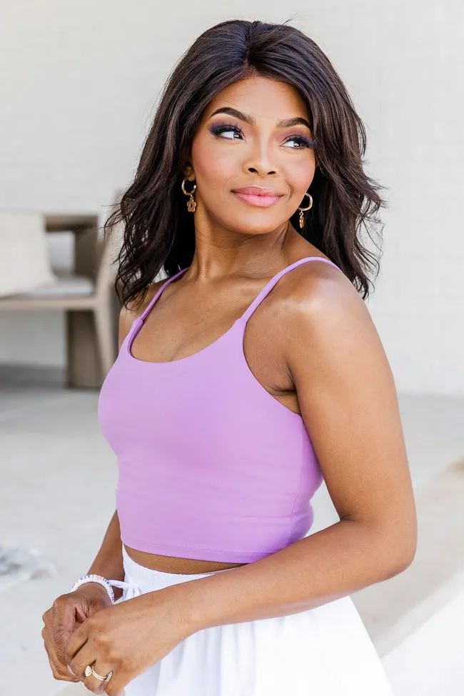 Let's Seize The Day Light Purple Bra Top FINAL SALE