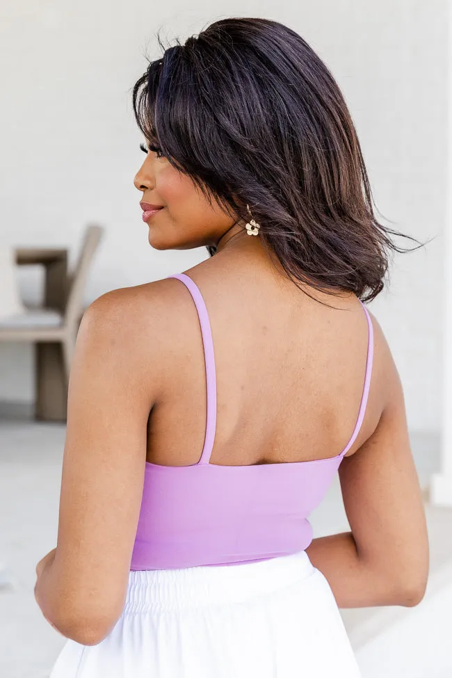 Let's Seize The Day Light Purple Bra Top FINAL SALE