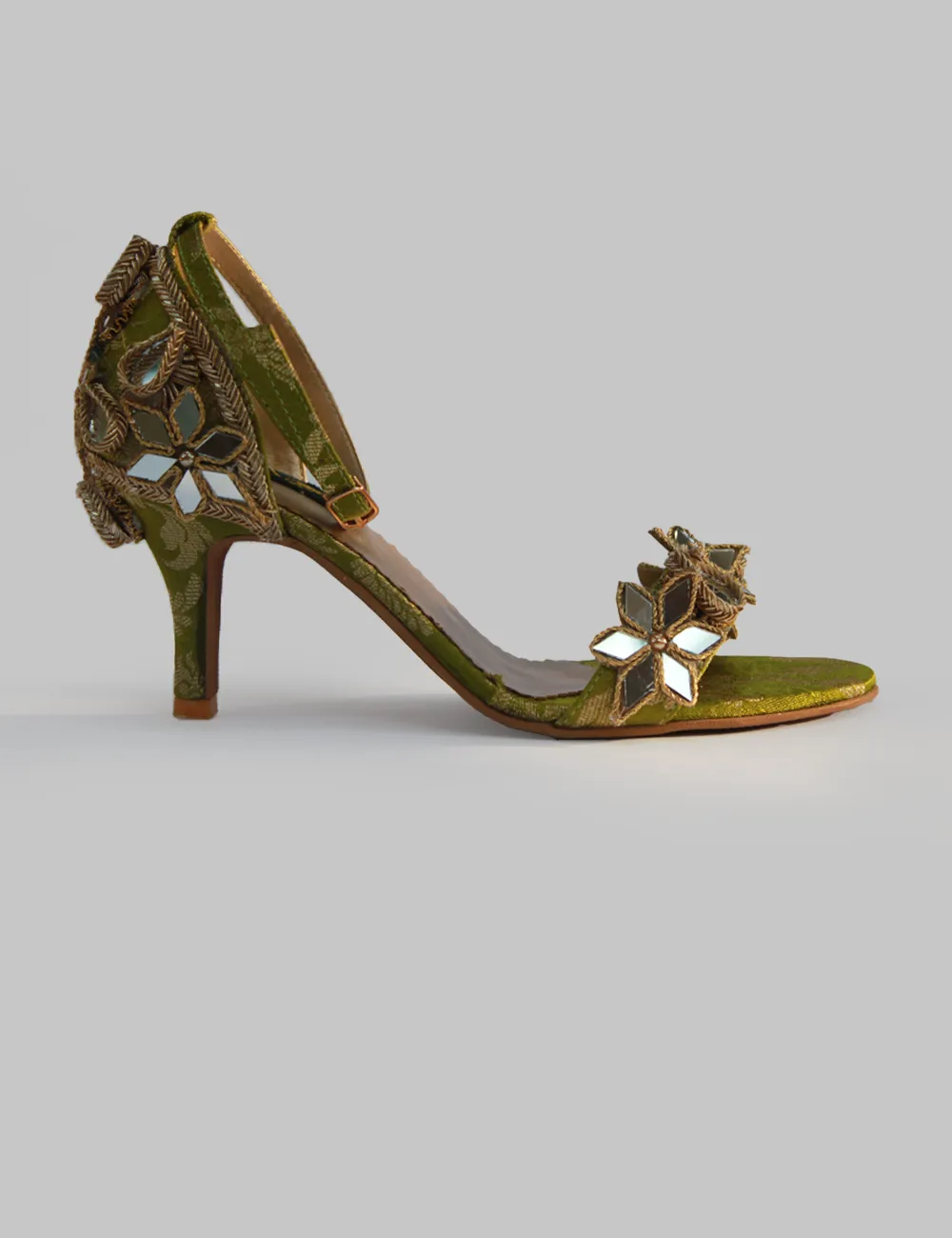 Light Green | Heel Bridal Sandal