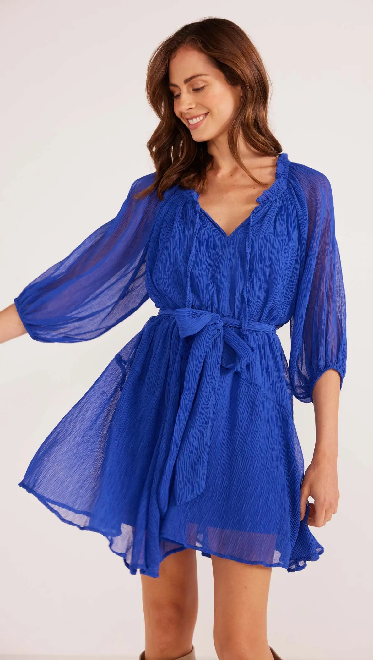 Lily Puff Sleeve Mini Dress