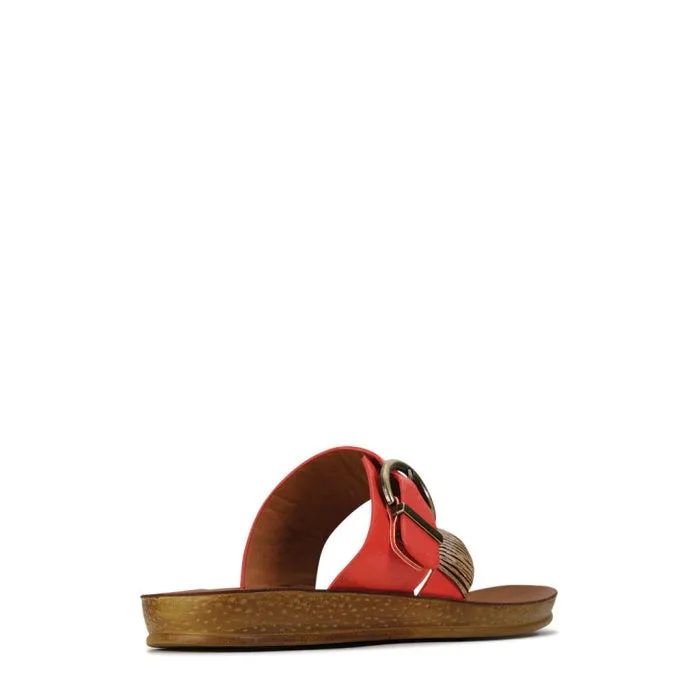 Los Cabos Bria Burnt Orange Light Flexible Sandal Jandal