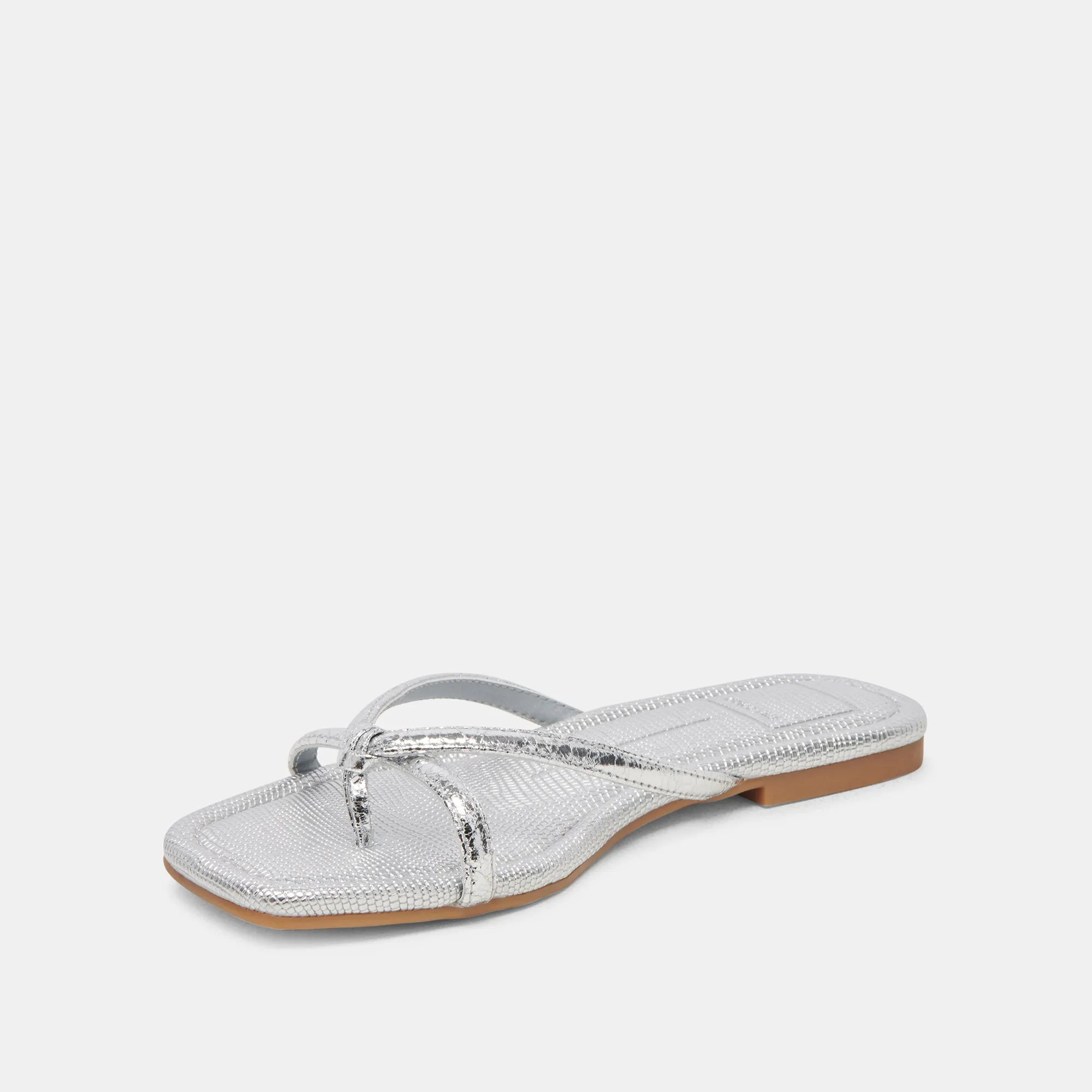 LUCCA SANDALS SILVER DISTRESSED STELLA