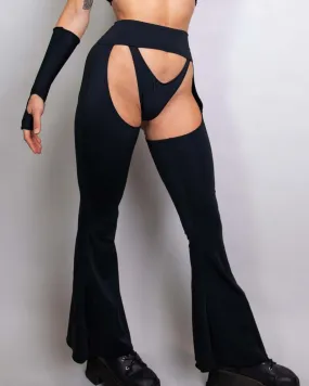 Matte Black Bell Chaps