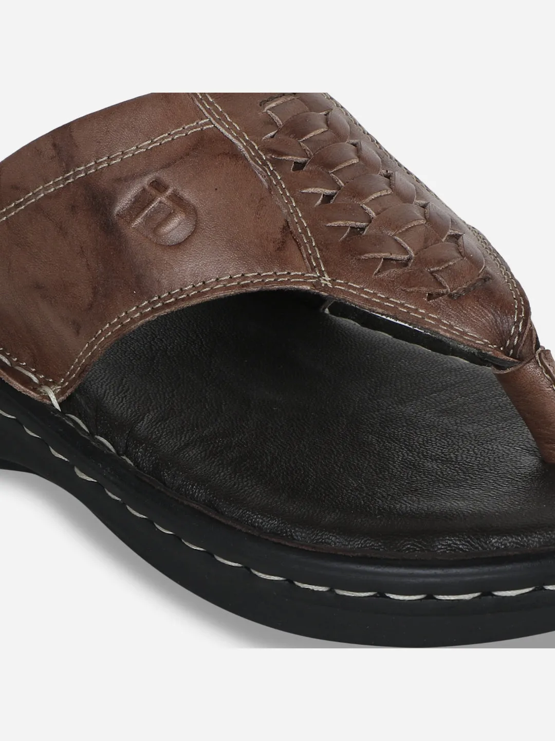 Men's Brown Thong Casual Sandal (ID4047)