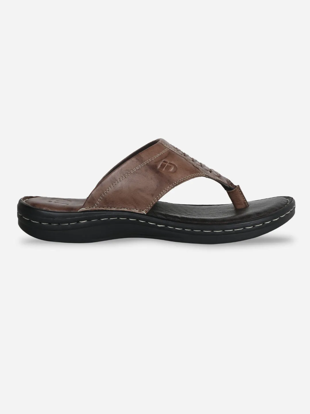 Men's Brown Thong Casual Sandal (ID4047)