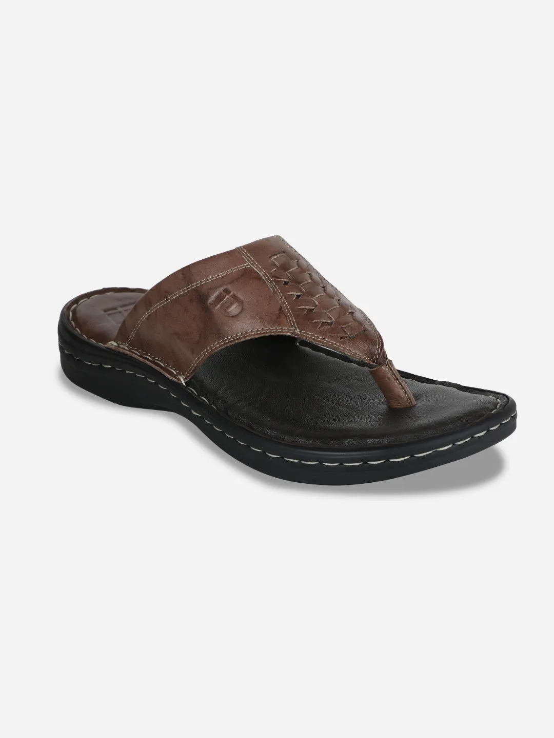 Men's Brown Thong Casual Sandal (ID4047)