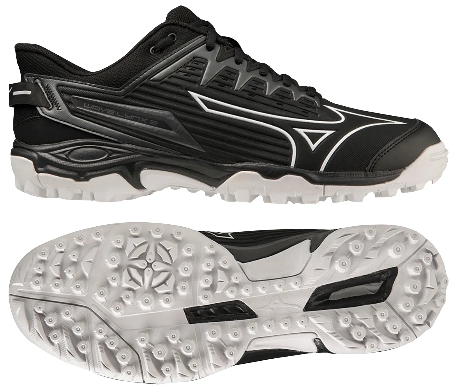 Mizuno Wave Lynx 2 (Black/White) Mens