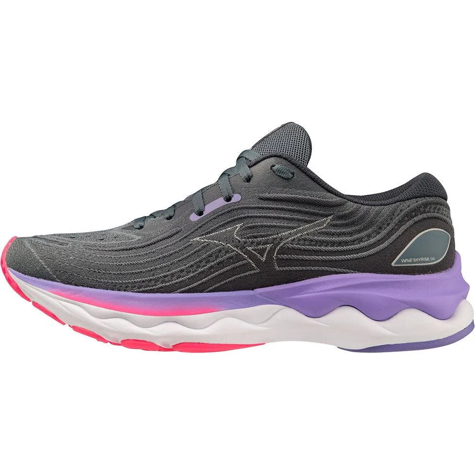 Mizuno Wave Skyrise 4 Womens Running Shoes - Grey