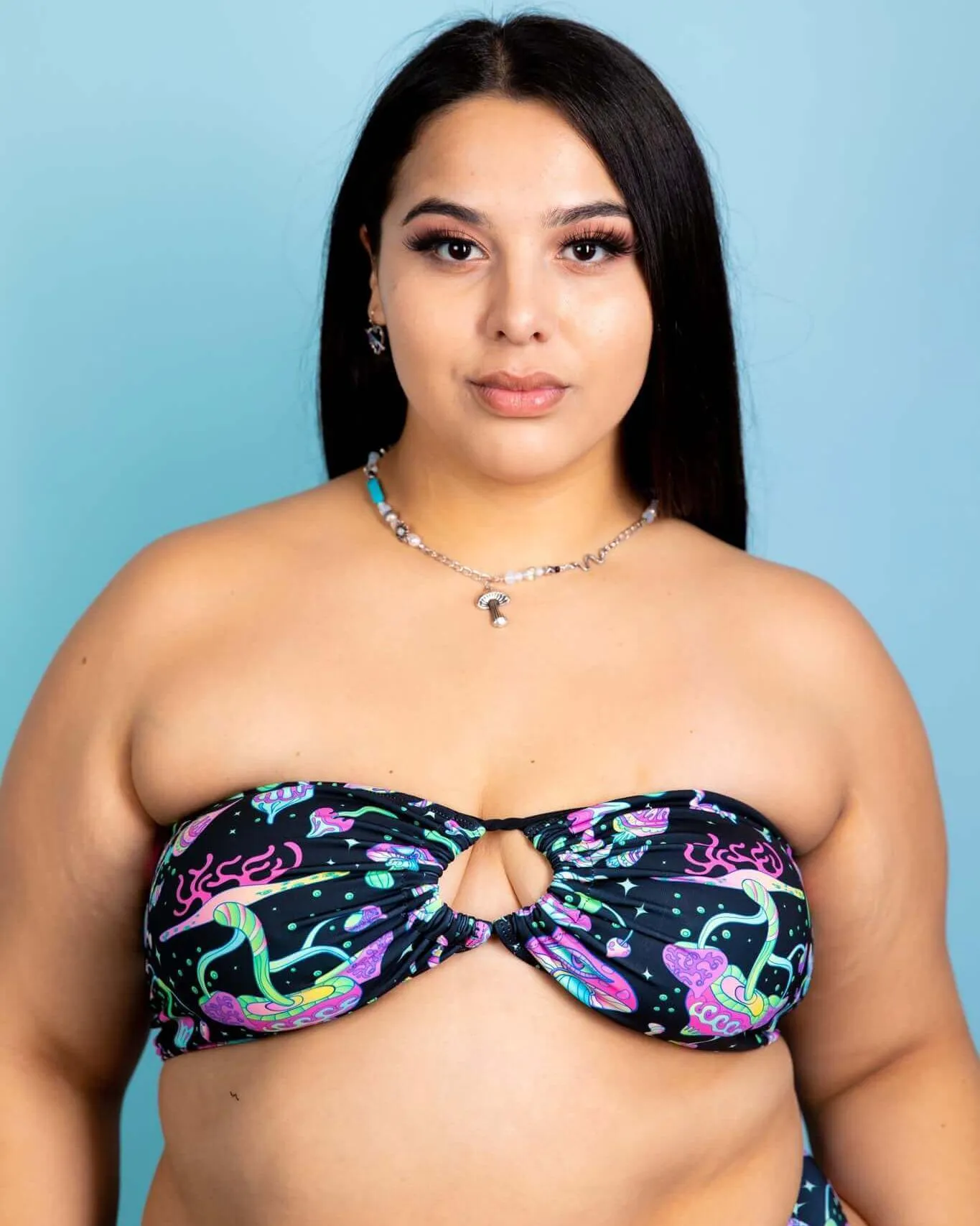 Mushies Twist Tie Bandeau Top