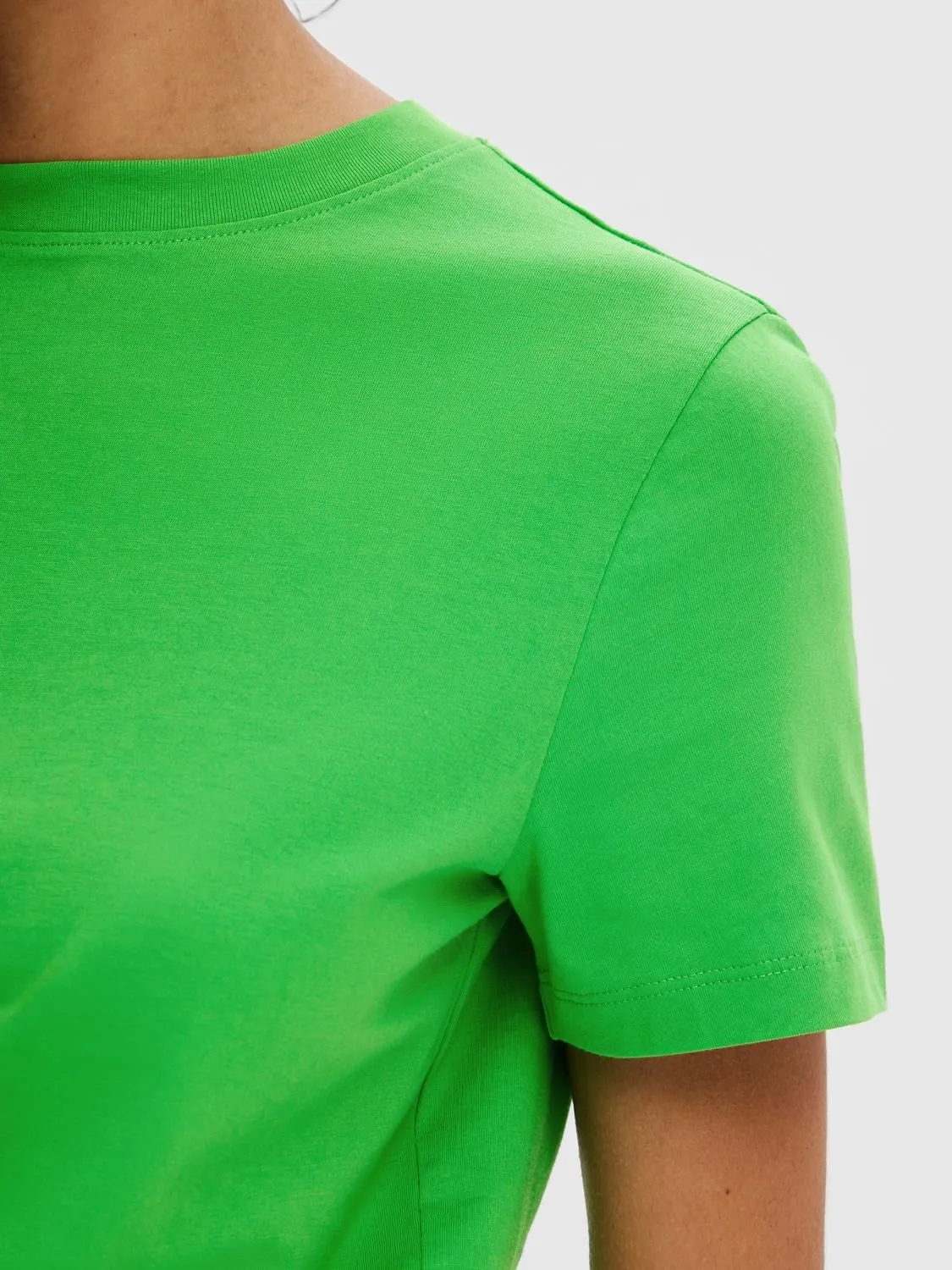 Myessential Ss O-Neck Tee - Classic Green