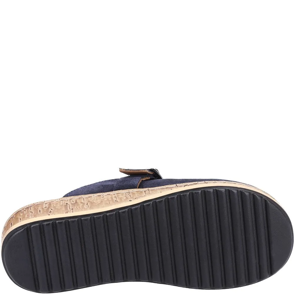 Navy Sorcha Mule Sandals