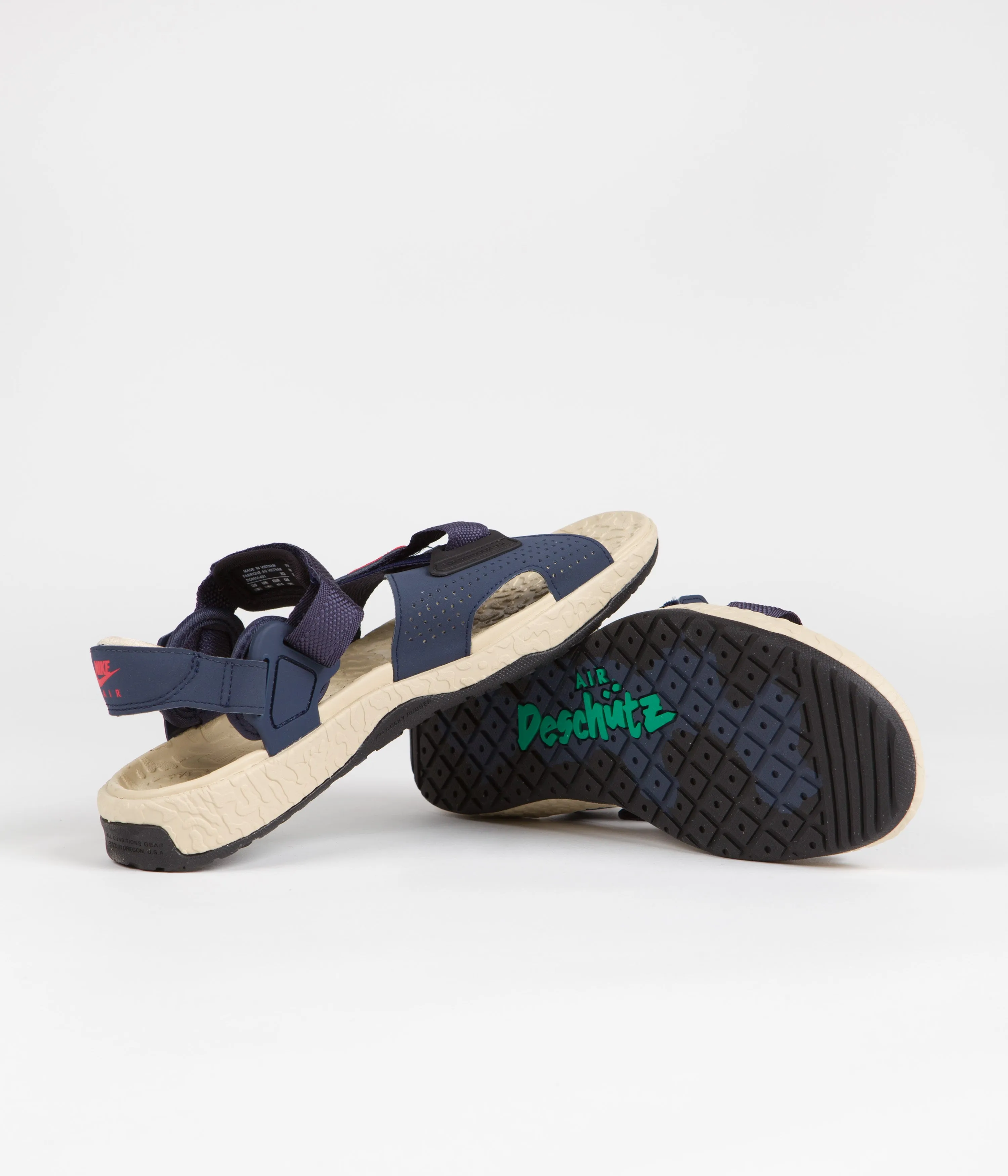 Nike ACG Air Deschutz  Sandals - Midnight Navy / Light Crimson - Thunder Blue