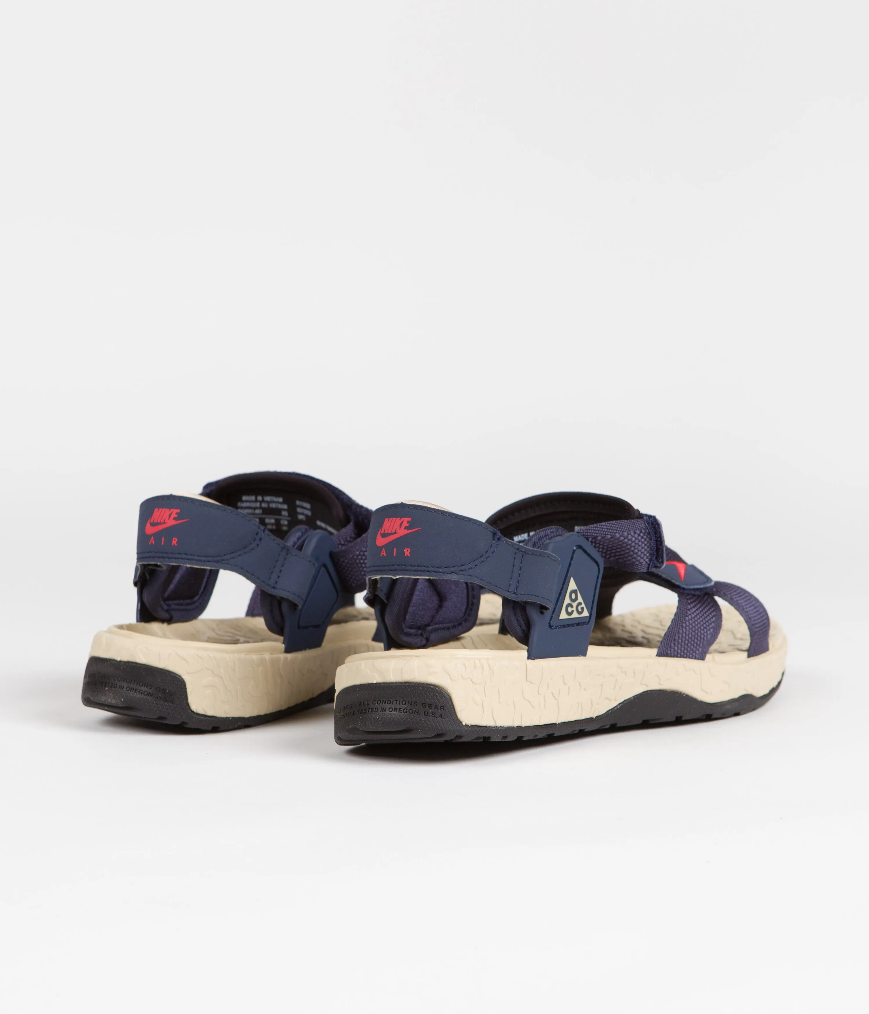 Nike ACG Air Deschutz  Sandals - Midnight Navy / Light Crimson - Thunder Blue