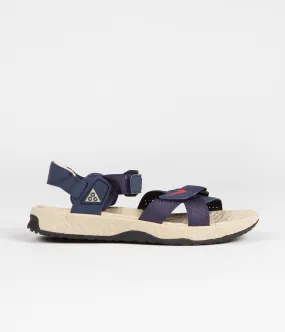 Nike ACG Air Deschutz  Sandals - Midnight Navy / Light Crimson - Thunder Blue