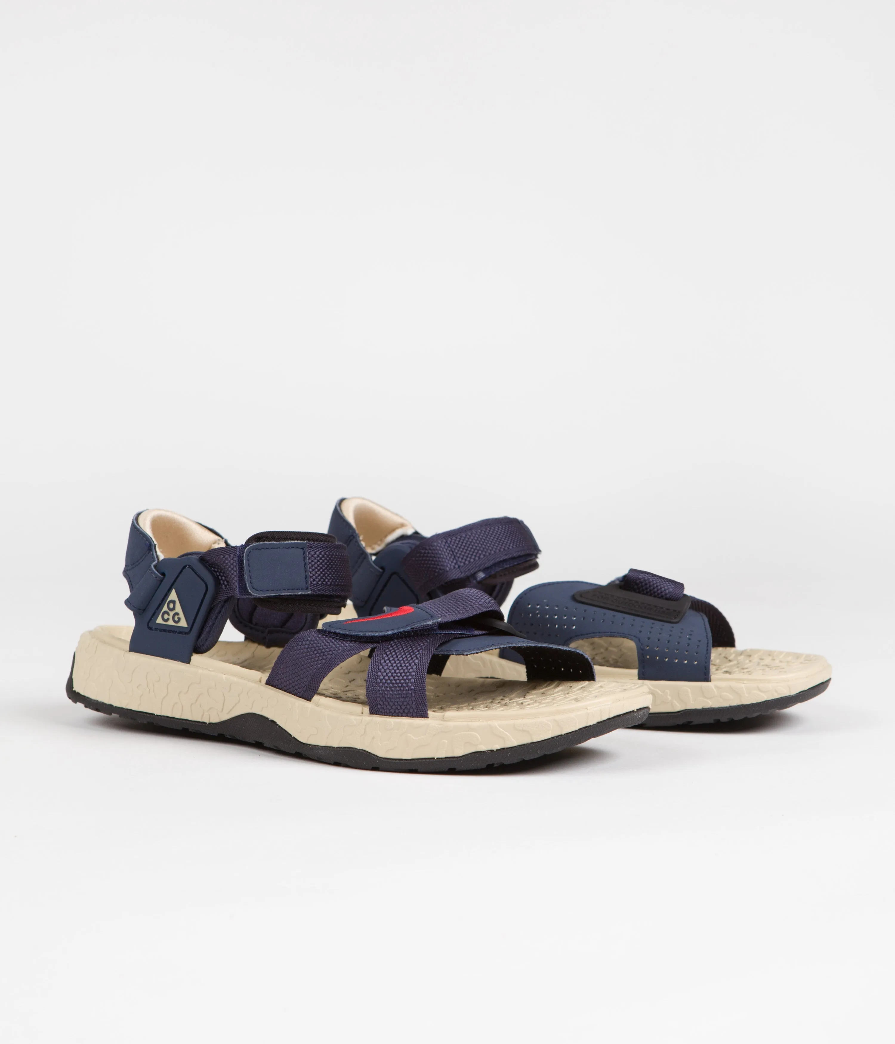 Nike ACG Air Deschutz  Sandals - Midnight Navy / Light Crimson - Thunder Blue