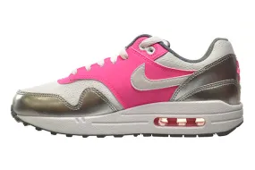 Nike Air Max 1 (GS) Big Kids Shoes White/White-Pink Pow-Cool Grey