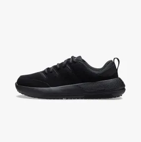 ON THE CLOCK Mens Work Trainers Triple Black