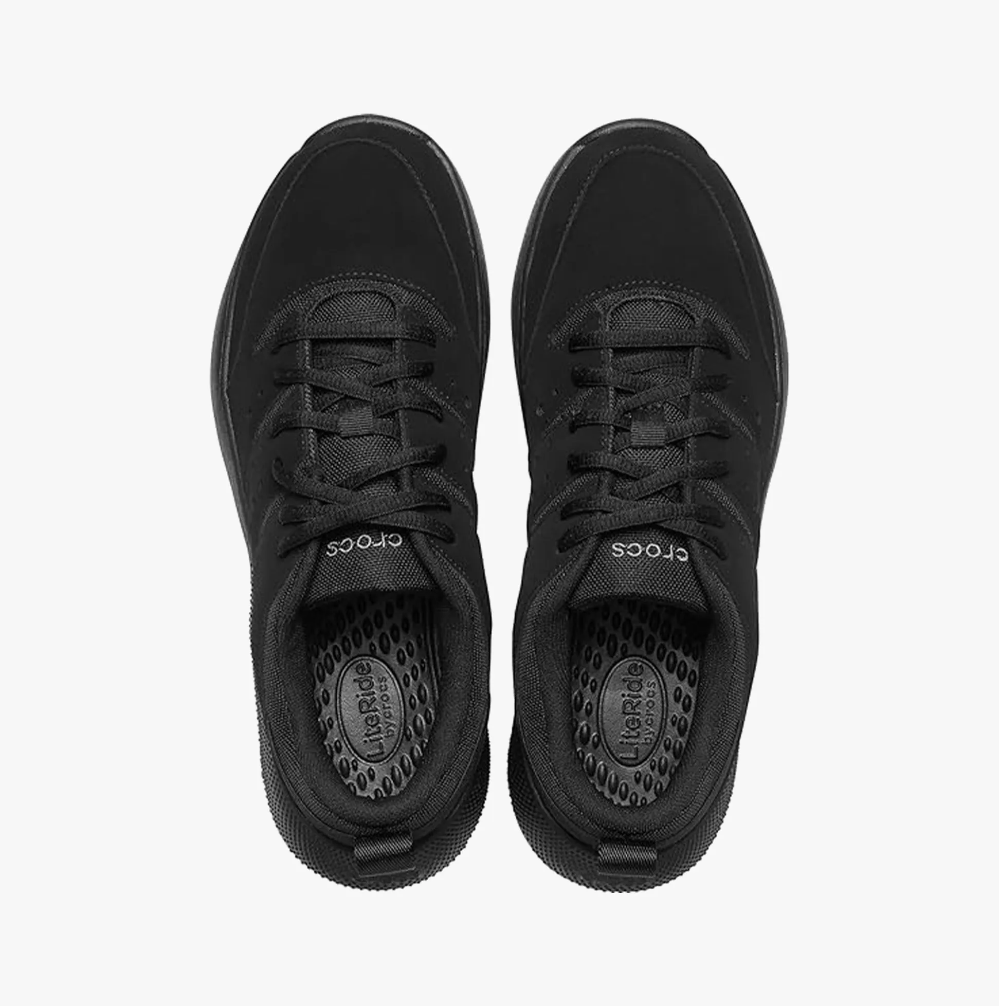 ON THE CLOCK Mens Work Trainers Triple Black