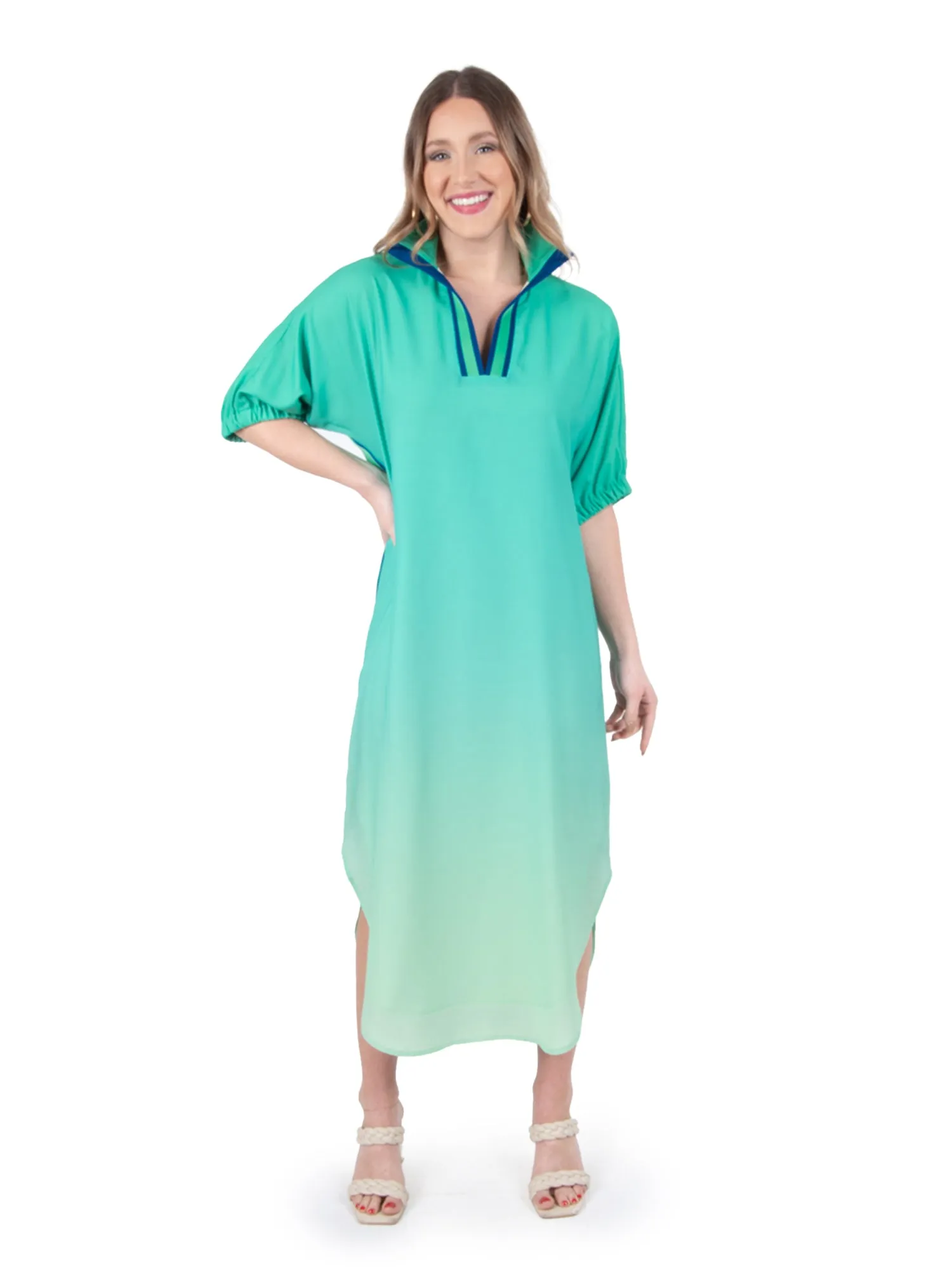 Poppy Caftan - Mint Mist