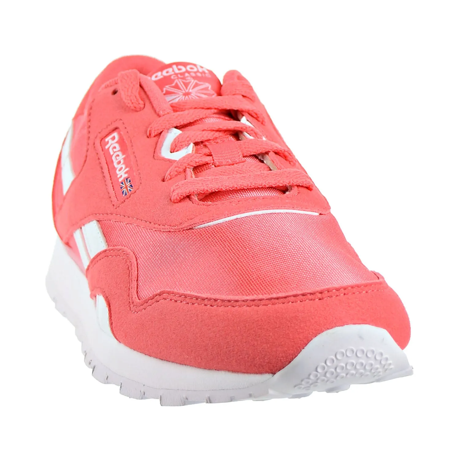 Reebok Classic Nylon Big Kids Shoes Bright Rose/White