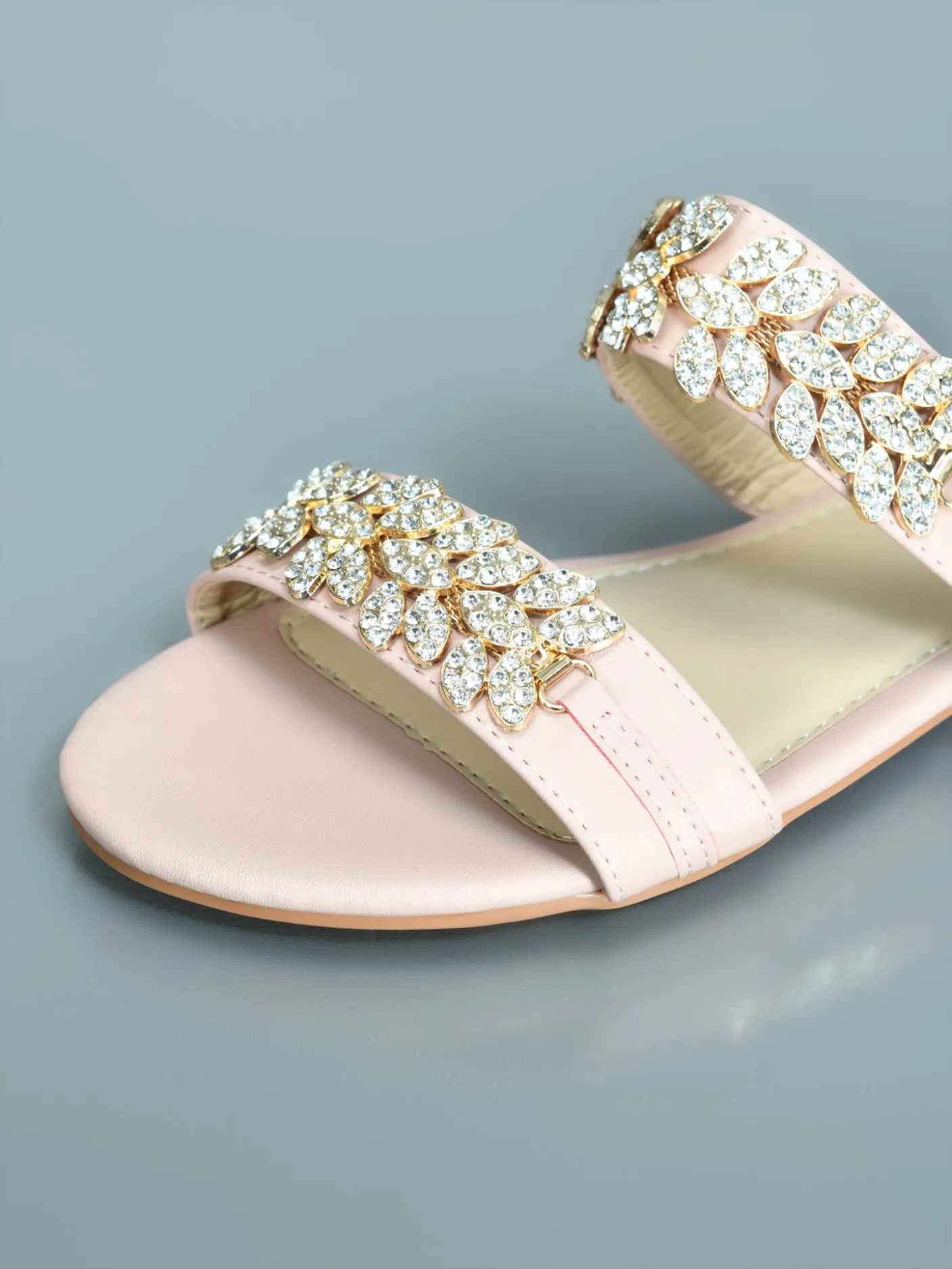 Rhinestone Strap Slides