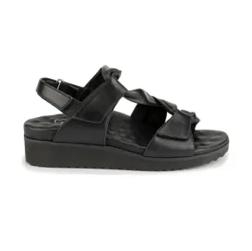 Ros Hommerson Hillary Women's Adjustable Straps Sandal In Black