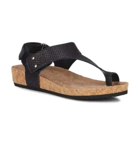 Ros Hommerson Preston Women's Adjustable Straps Sandal In Black