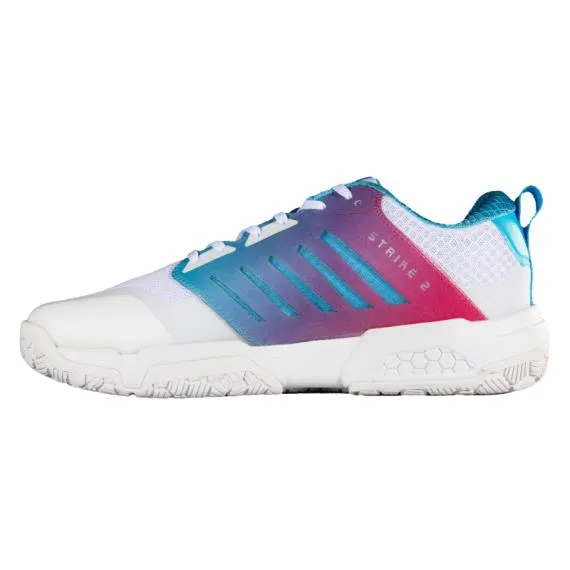 Salming Recoil Strike White Cyan Unisex