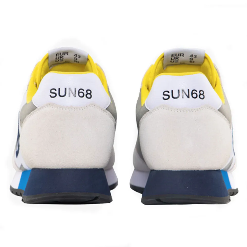 Scarpe Uomo Sun68 Sneakers Jaki Solid Bicolor Bianco