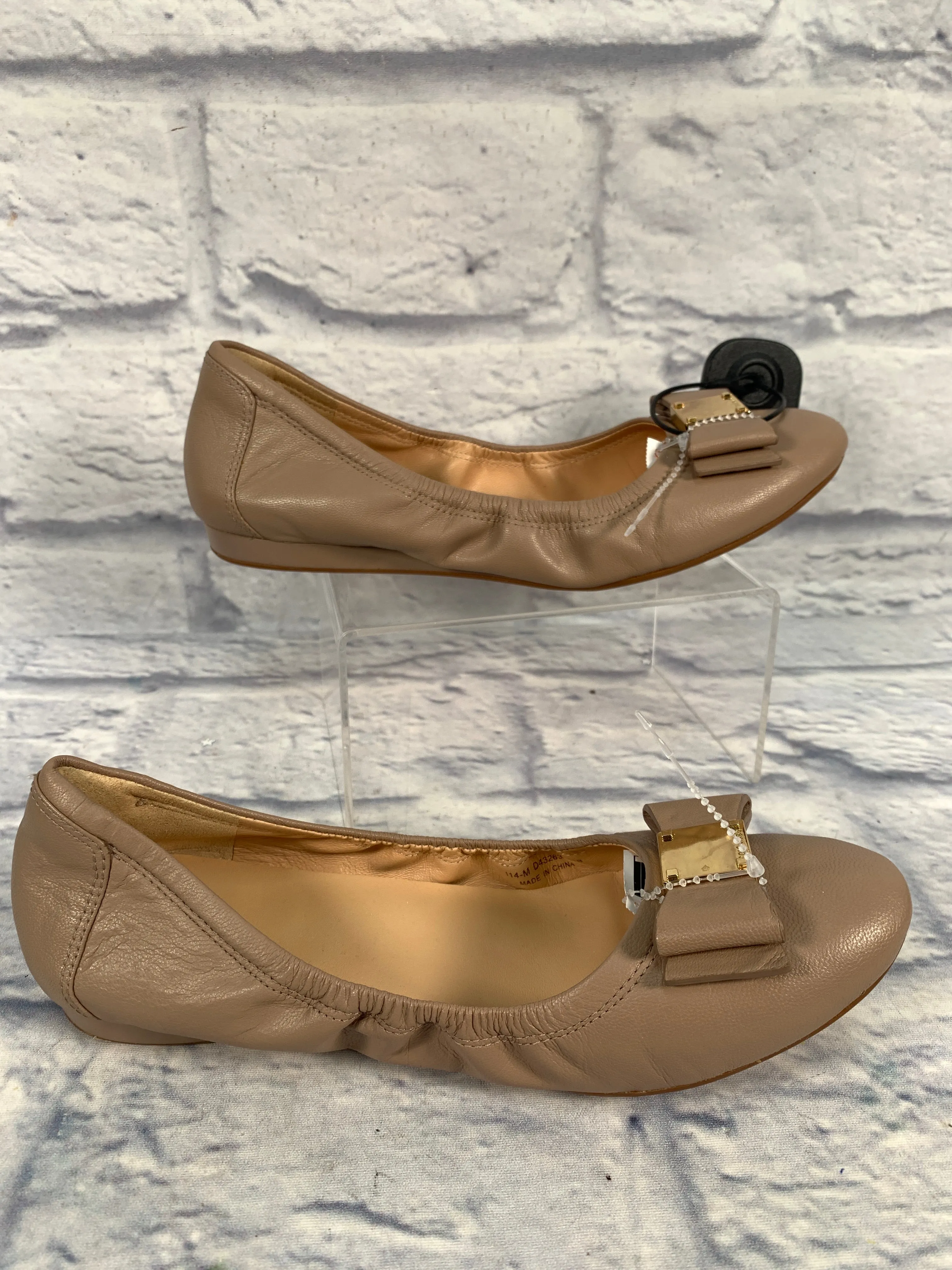 Shoes Flats By Cole-haan In Gold & Tan, Size: 6.5