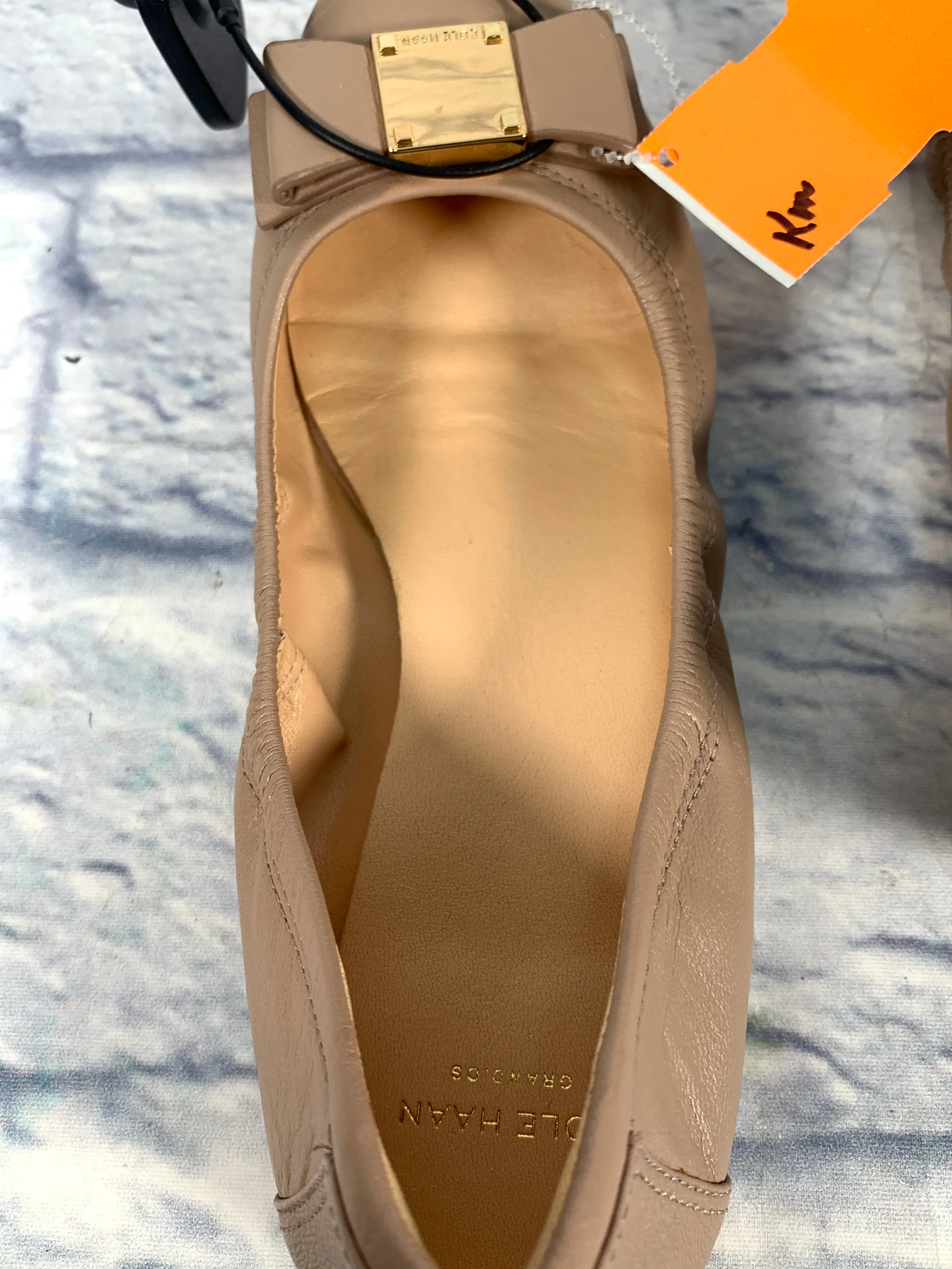 Shoes Flats By Cole-haan In Gold & Tan, Size: 6.5