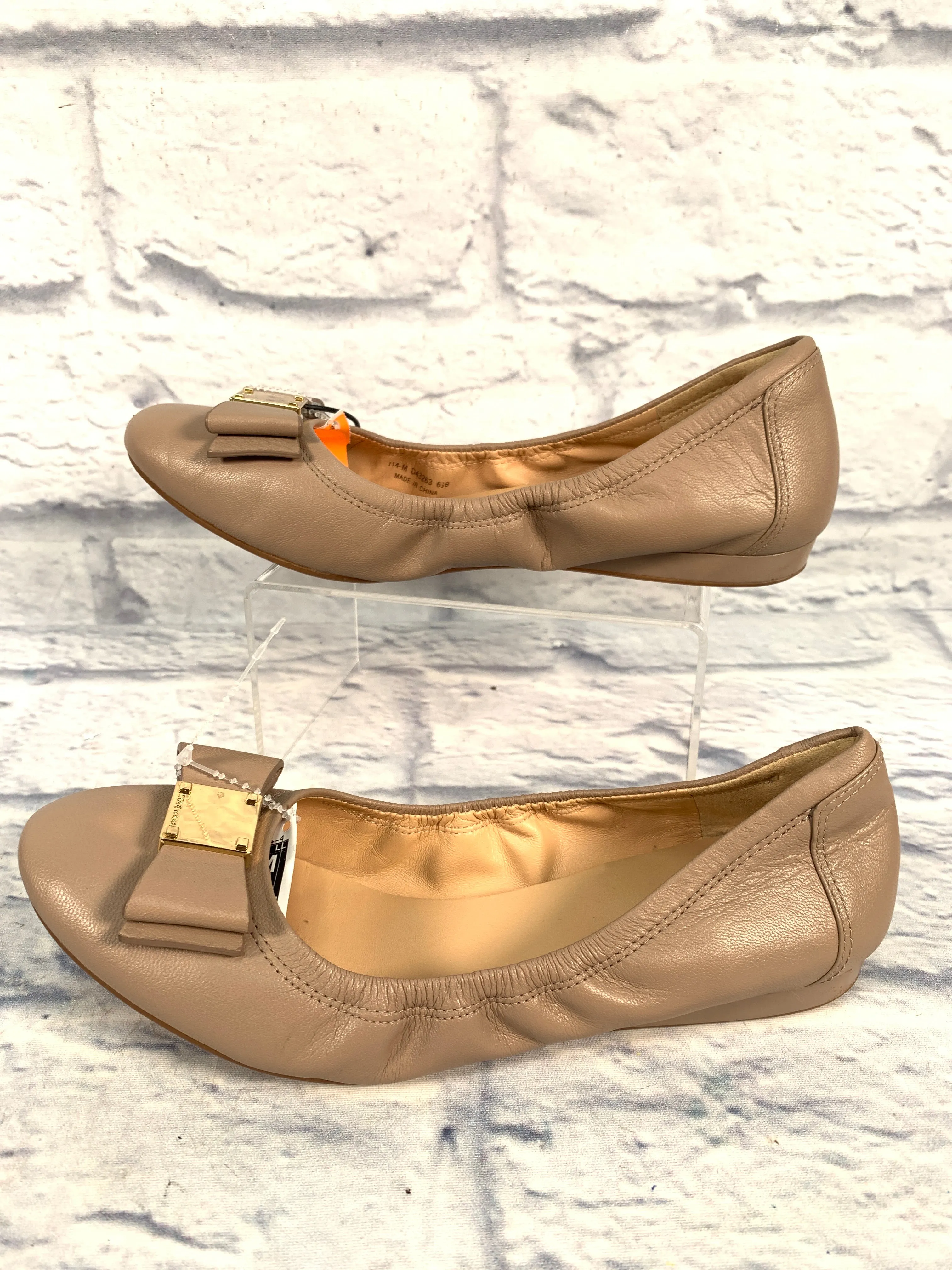 Shoes Flats By Cole-haan In Gold & Tan, Size: 6.5