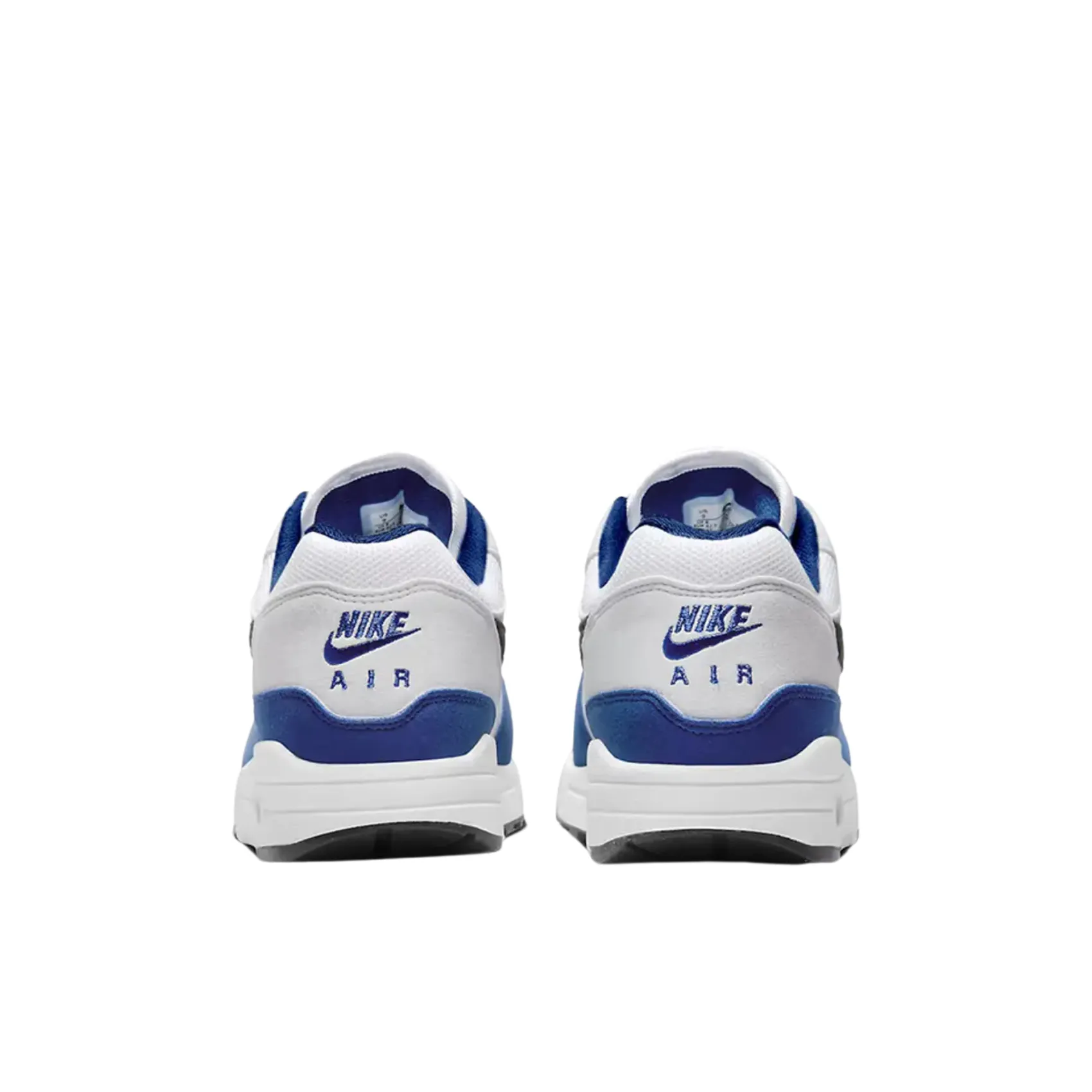 Sneakers Nike Air Max 1 - White/Black-Deep Royal Blue