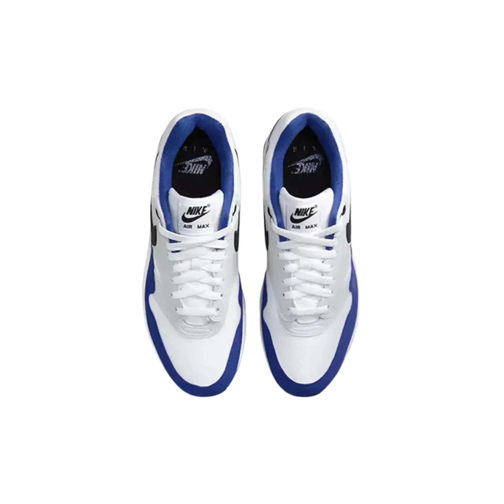 Sneakers Nike Air Max 1 - White/Black-Deep Royal Blue