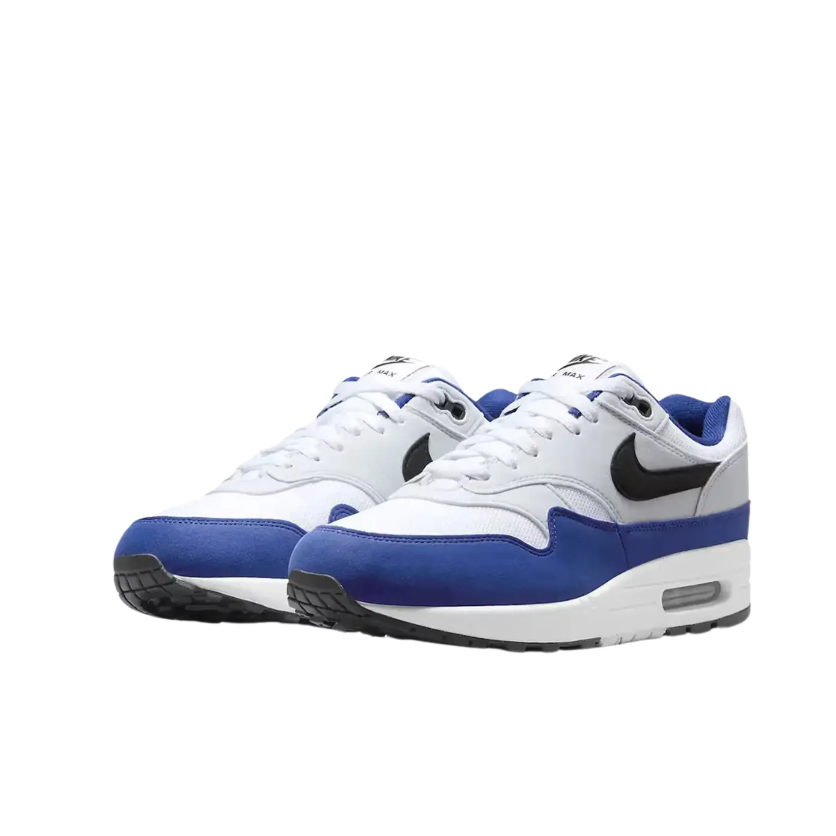 Sneakers Nike Air Max 1 - White/Black-Deep Royal Blue