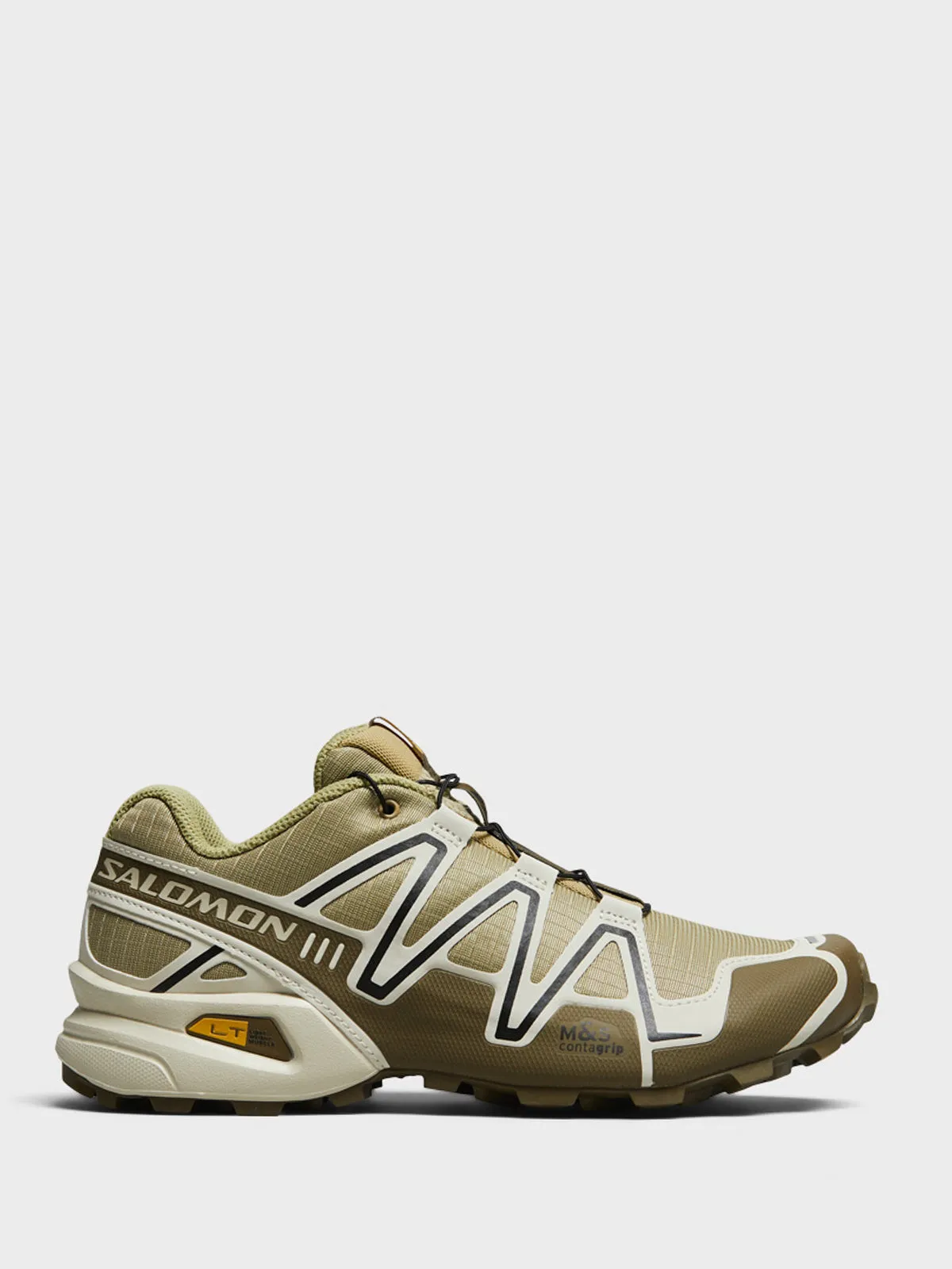 Speedcross 3 Sneakers in Military Olive, Sponge and Almond Milk