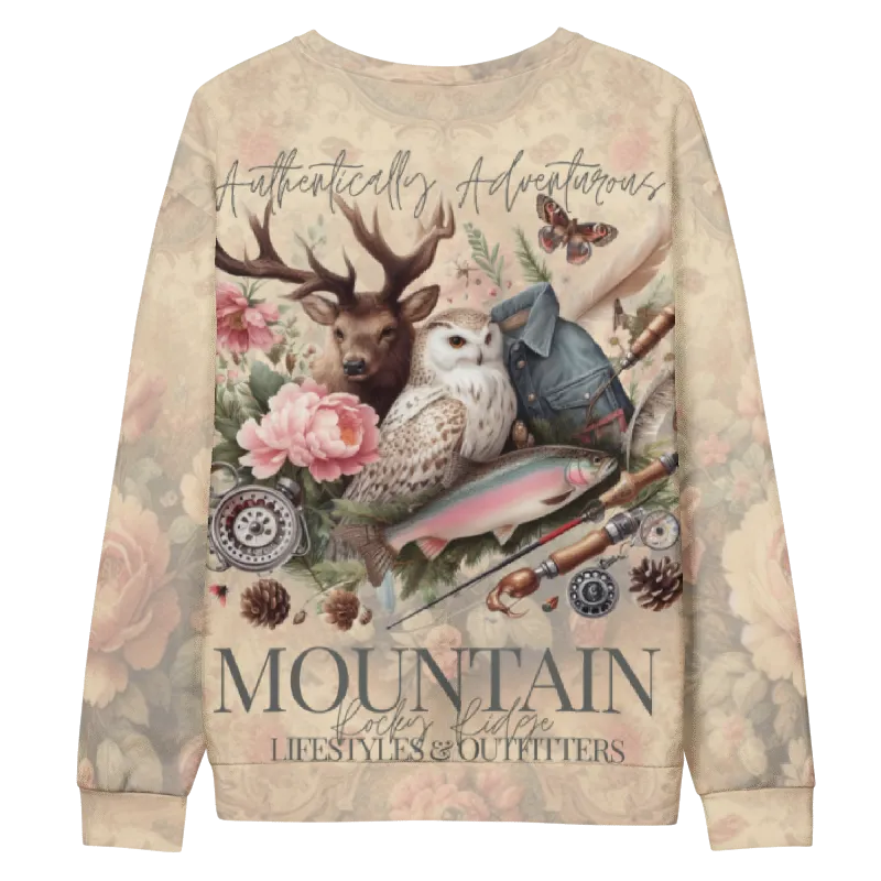 Stream To Summit Authentically Adventurous MRRL&O Sweatshirt Exclusive Print Designs