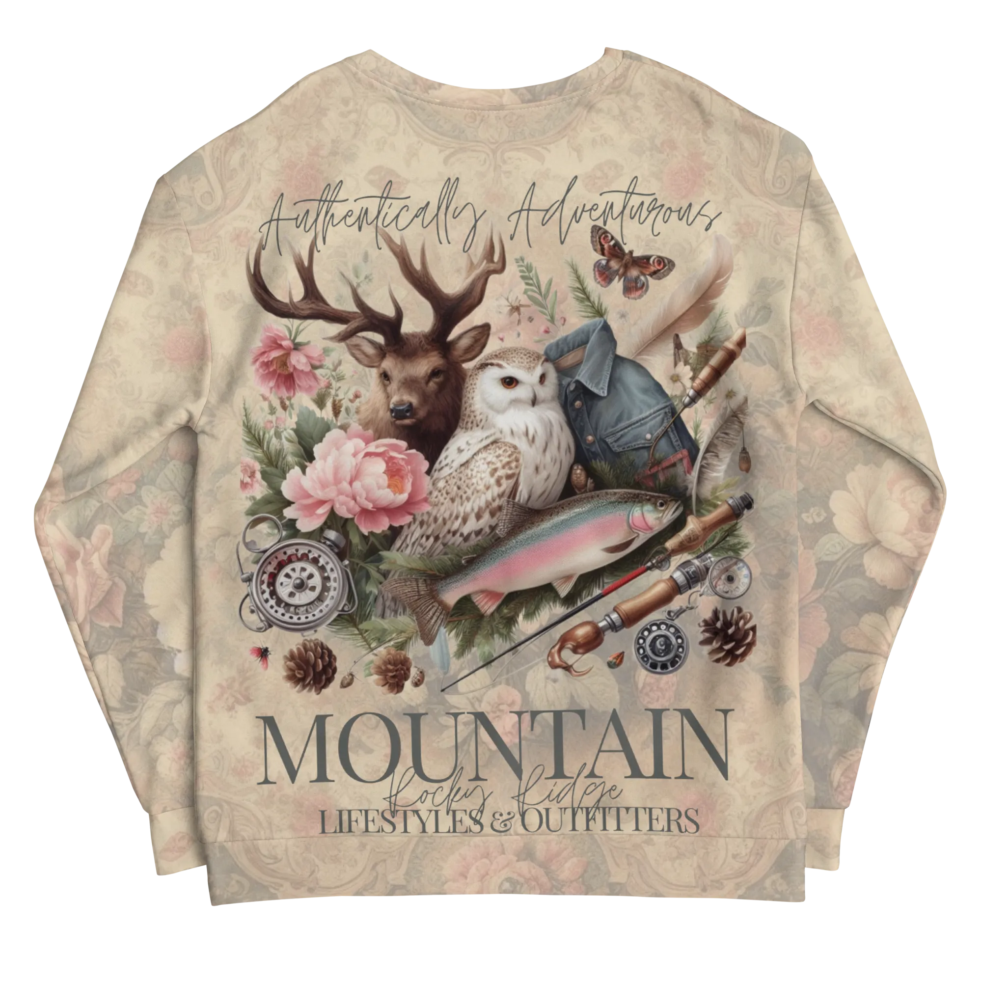 Stream To Summit Authentically Adventurous MRRL&O Sweatshirt Exclusive Print Designs