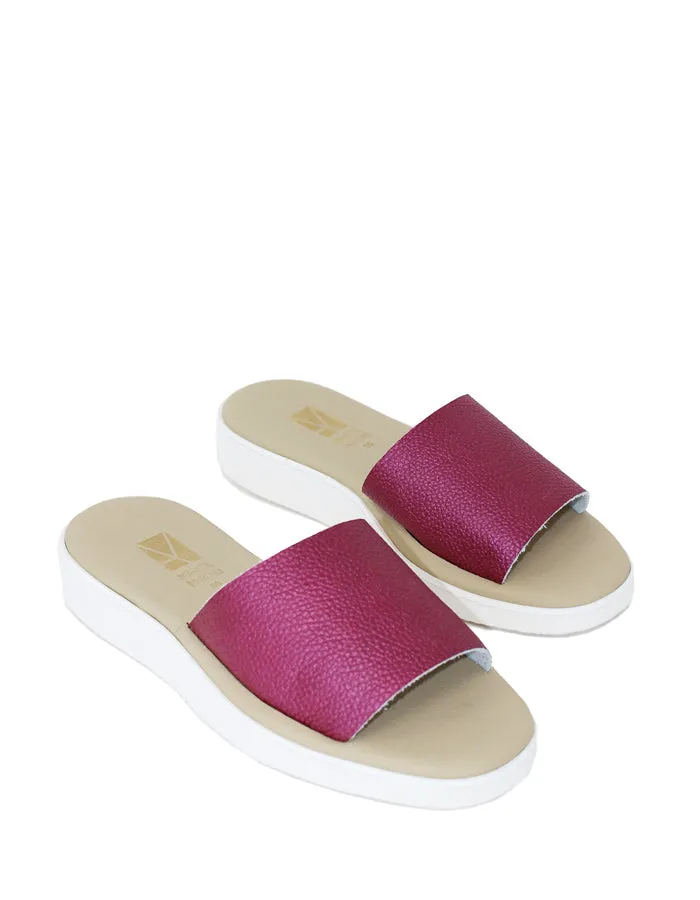 Stripe Platform Fuxia Sandal - Limited Edition