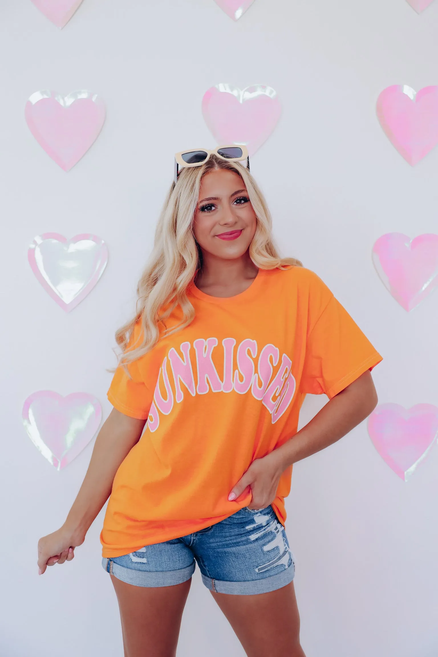 Sunkissed Graphic Tee - Tangerine