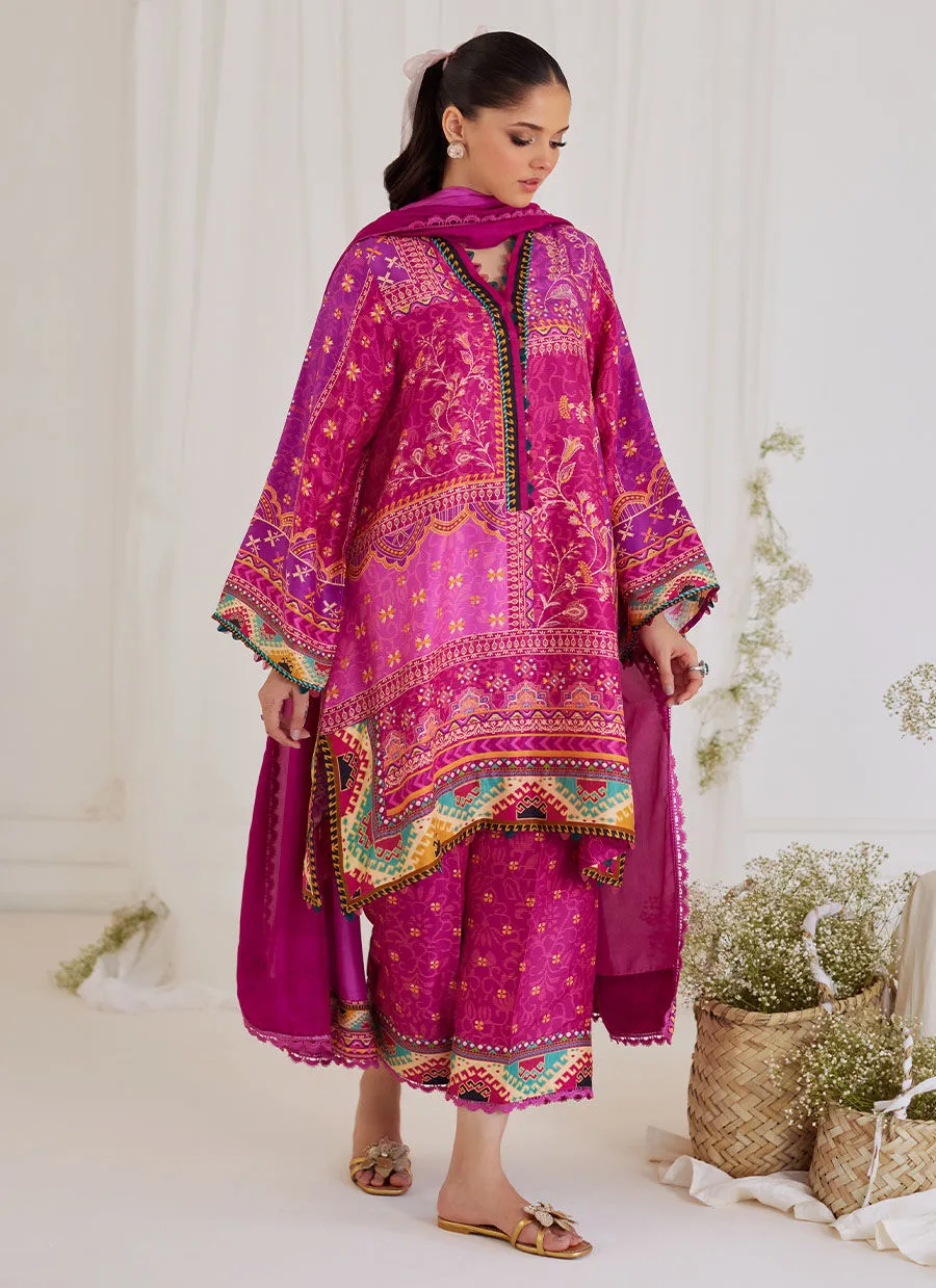 Tara Luxe Edit '24 - Luz Magenta Shirt And Dupatta