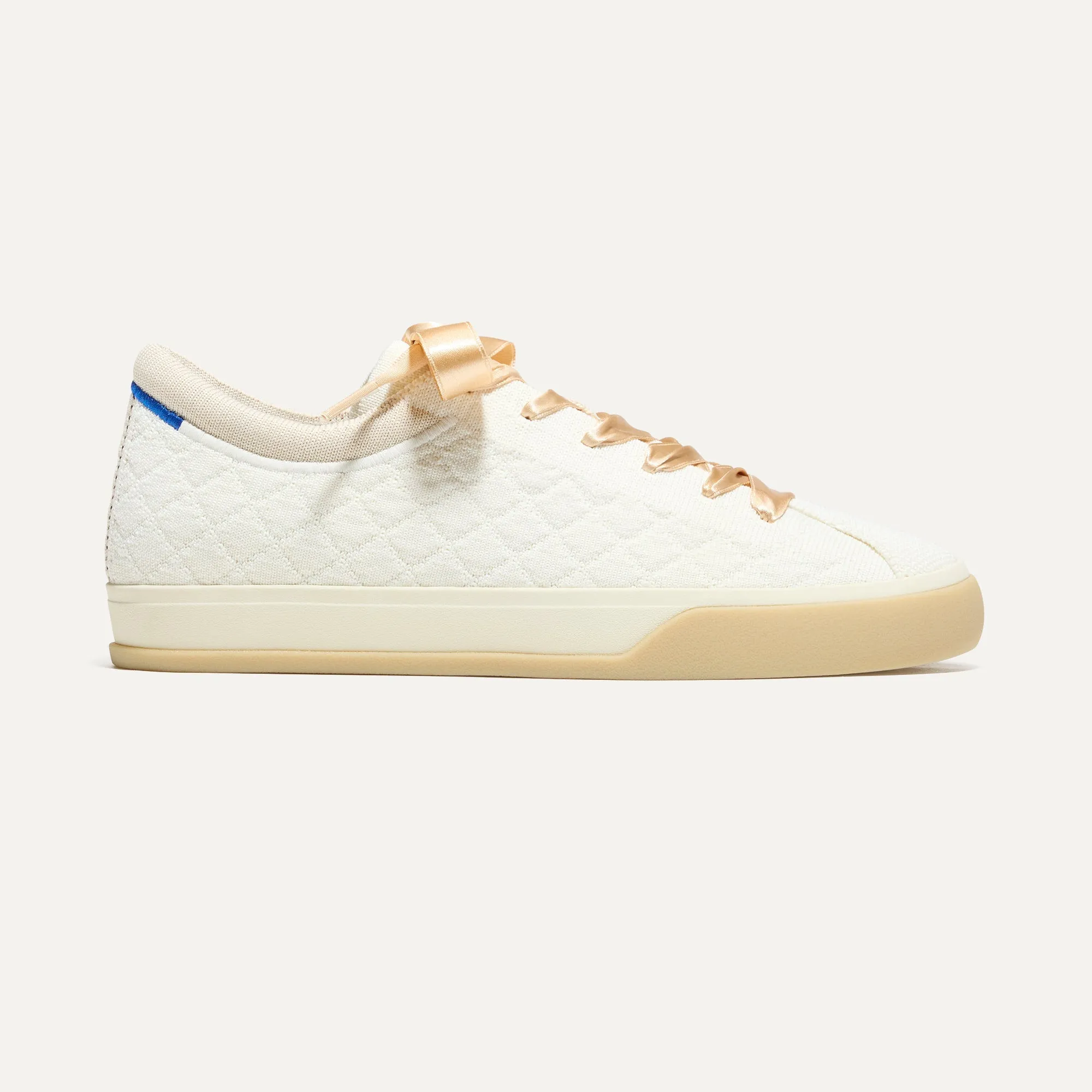 The Lace Up Sneaker - Quilted Cloud