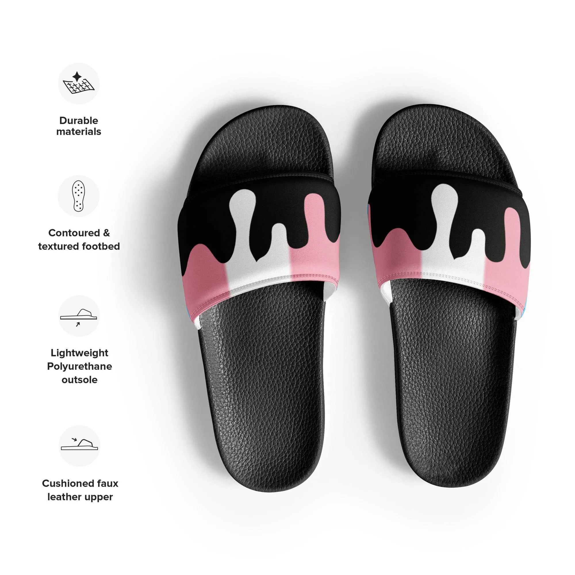 Trans Pride Melting Men’s Size slides