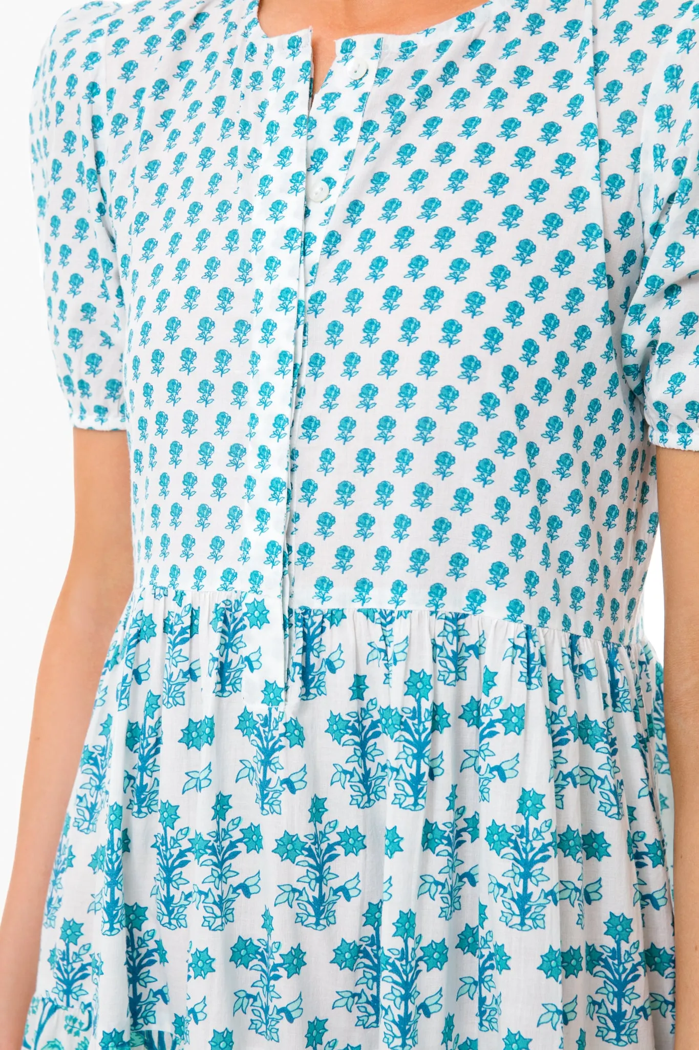 Turquoise Daphne Dress