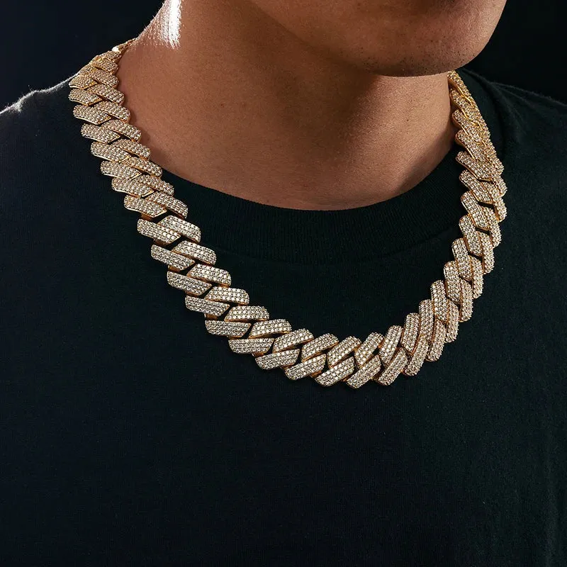 Two Row Cuban Chain - 20mm