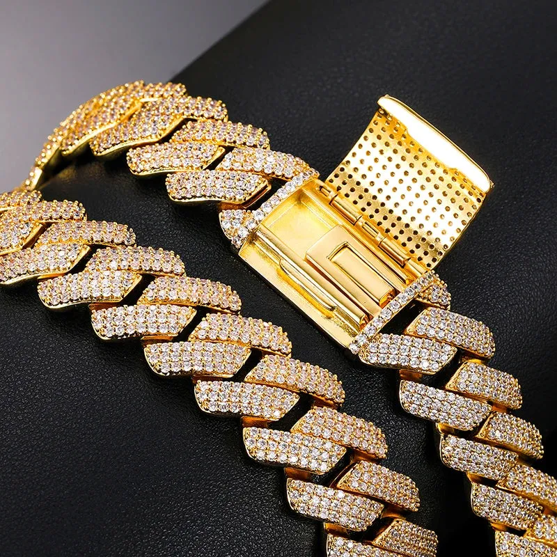 Two Row Cuban Chain - 20mm