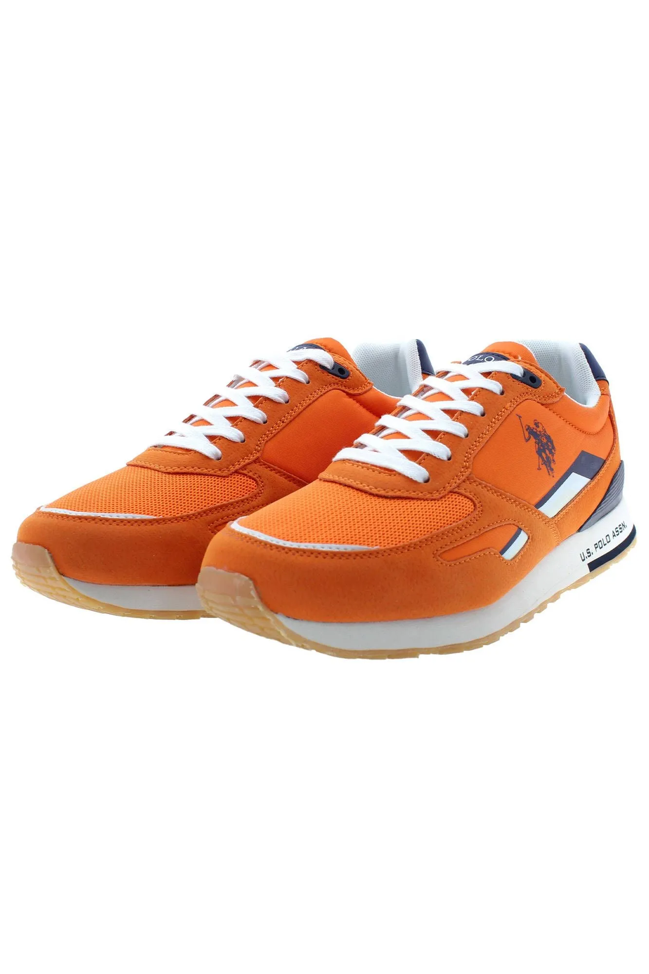 U.S. POLO ASSN. Orange Polyester Men Sneaker