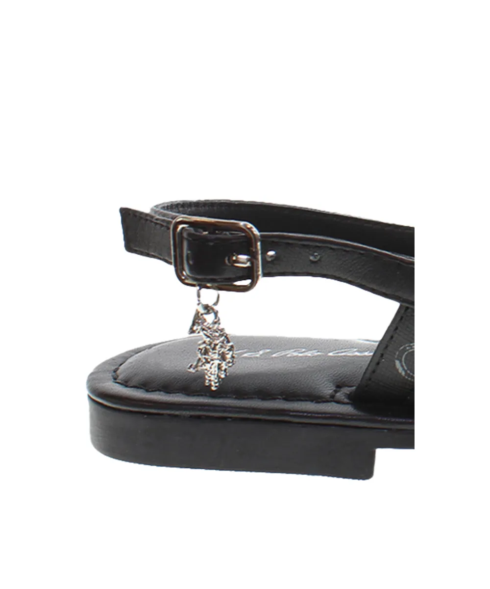 US POLO WOMENS LEATHER SANDAL