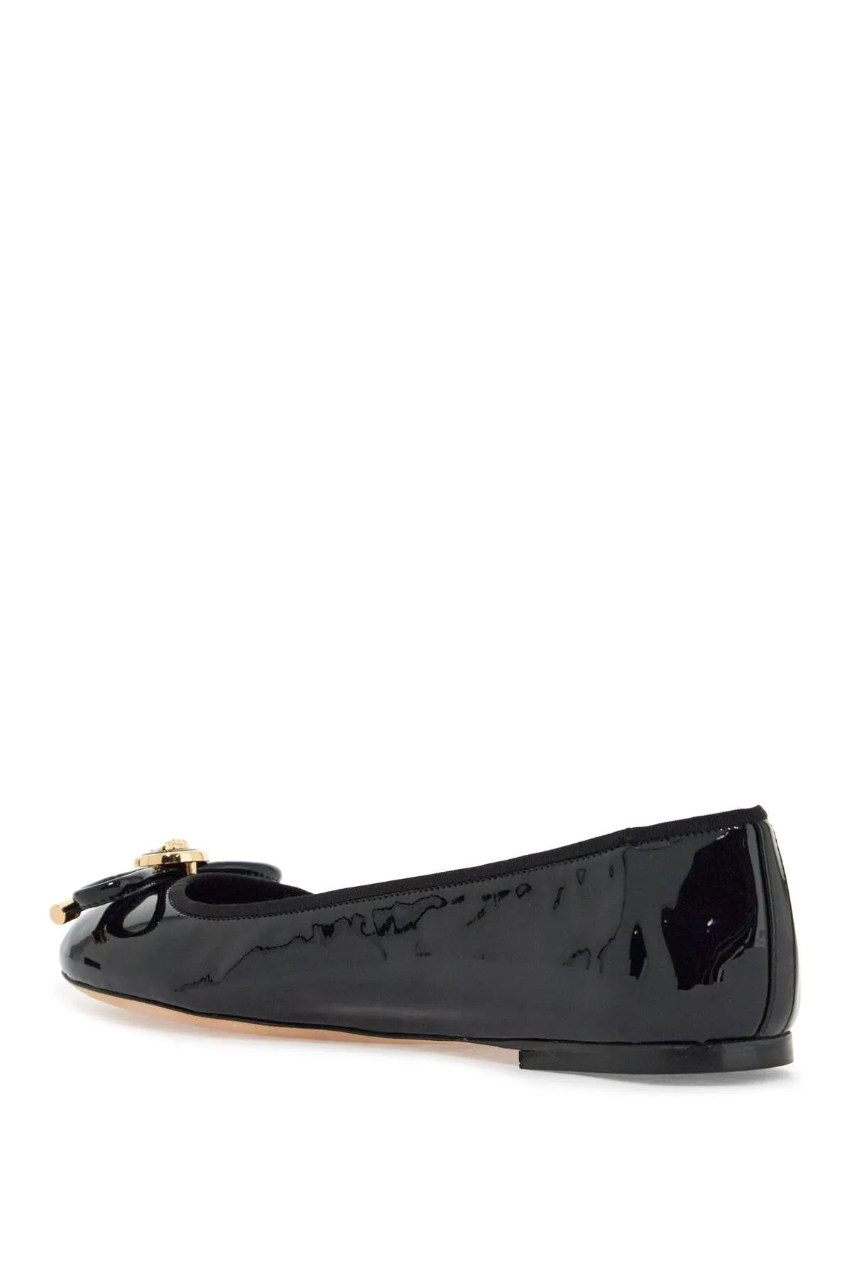 Versace Opera Bow Ballet Flats