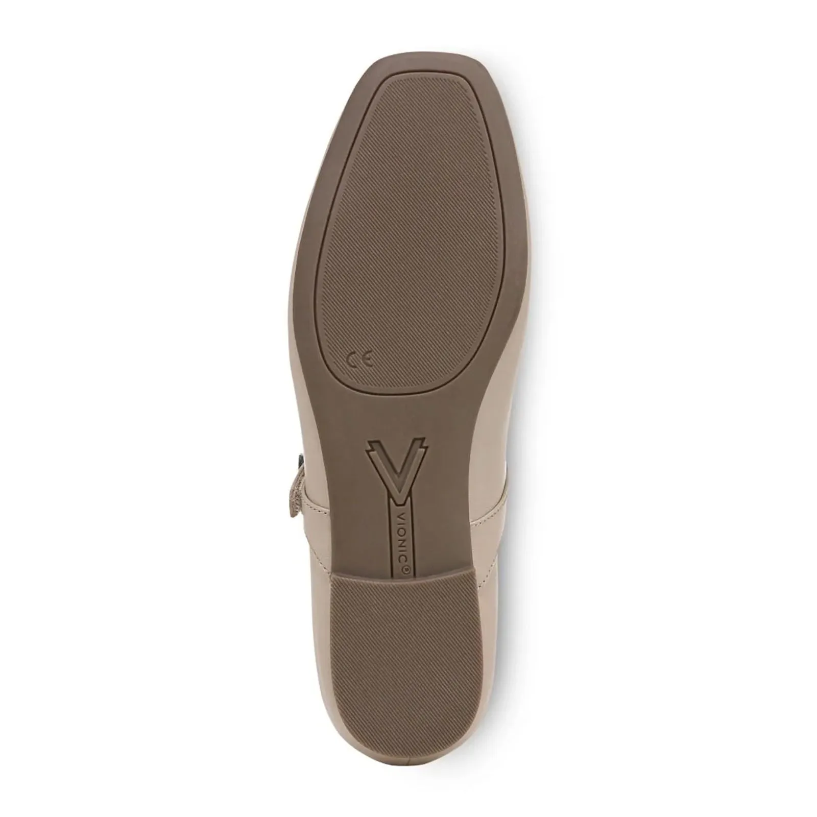 Vionic Alameda Mary Jane Flat (Women) - Oatmeal Beige Leather